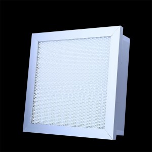 Aluminum Mini-Pleated Particulate HEPA HVAC Air Filters With Flange