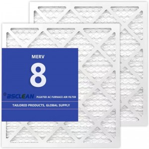 Amazon hot sale 20x20x1 MERV 8 G4 Furnace AC HVAC Cardboard Panel Pre Filter